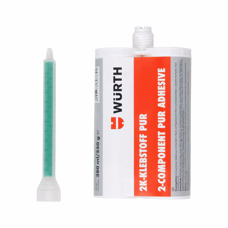 תמונה של דבק דו קומפוננטי לאלומיניום וPVC צבע שנהב 550 גרם