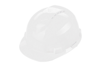 תמונה של קסדת בטיחות עם ראצ'ט 4 נקודות חיבור EN397 - צבע לבן